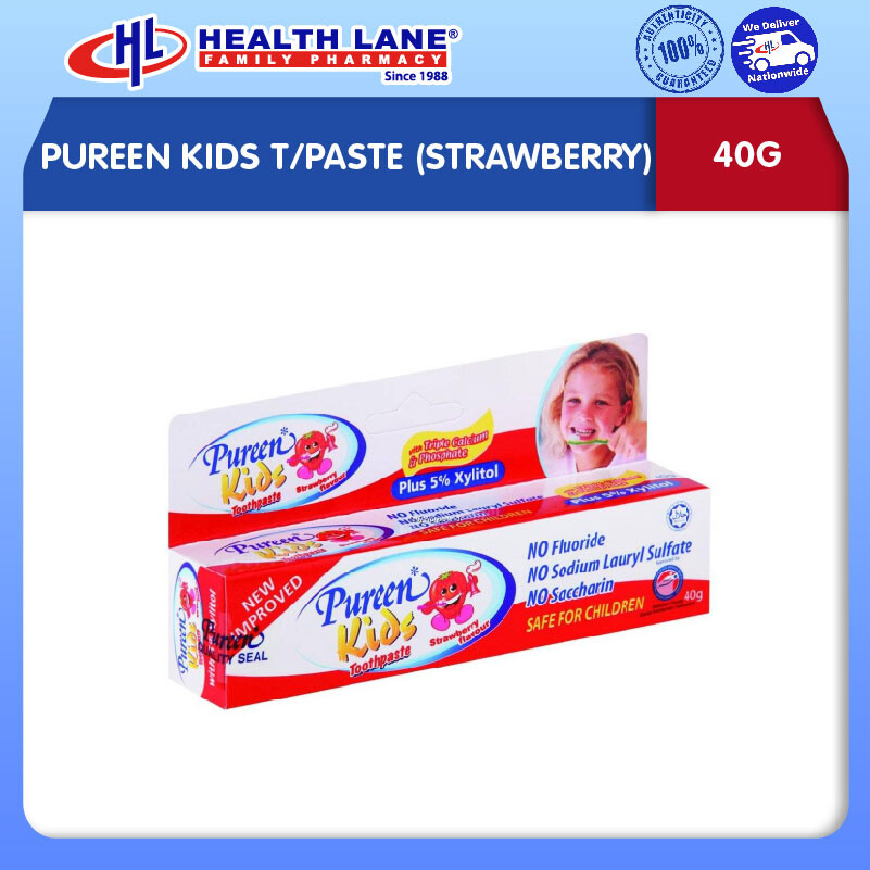PUREEN KIDS T/PASTE (STRAWBERRY) 40G